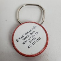 Vintage Fas Pak Inc Key Chain Advertising Bolts Nuts Screws Washers Coll... - $16.83