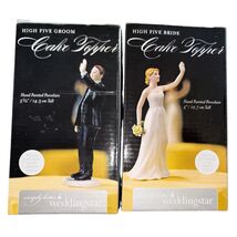 Weddingstar High Five Groom &amp; Bride Porcelain Figurine Cake Topper New O... - $37.61