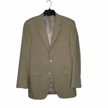 Jos. A Bank Mens 2 Pc Suit Size 40L Tan Cotton Blend Jacket 33X30 Dress ... - $48.37