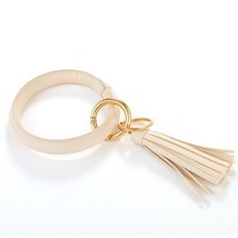 Amorcome Multiful Tassel Circle Wristlet Keychain Bangles 2021 Fashion C... - $11.85