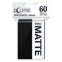 Eclipse Deck Matte Sleeves Small 60pcs - Jet Black - $22.91