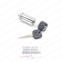NEW GENUINE TOYOTA FJ CRUISER CYLINDER &amp; KEY SET SPARE WHEEL LOCK 69059-... - $54.88