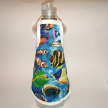 Fish Ocean Aquatic Animals Blue Fabric Decorative Soap Bottle Dish Apron... - $89.55 MXN