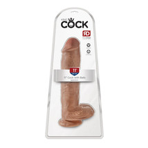 King Cock 11&quot; Cock With Balls Tan - $63.75