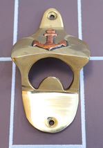 Set Of 2 Vintage Traditional Brass Metal Nautical Ship Anchor Wall Bottl... - $35.02 CAD