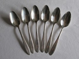 Oneida Nobility Plate REVERIE Silverplate Flatware 1937 Lot 6x Tea Spoon... - $15.19