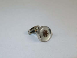 Men J.Valintin Cufflinks by Vitorofolo for French Cuff Shirt V35-31 White Gold image 4