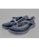 Chaco Loyalist Kids Girls 4 Black Suede Leather Mary Janes Ecotread Outd... - $33.12 CAD