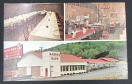 VTG Masons Barn Drive-In Restaurant Cumberland MD Maryland Postcard - £6.71 GBP