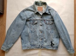 Vintage LEVI&#39;S 70503 02 Vintage Men&#39;s Denim Jacket Size XL - £39.92 GBP