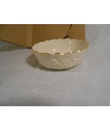 Lenox China Rose Blossom Candy Condiment Nut Bowl Dish 24 K Gold Trim 4-... - $304.61 MXN