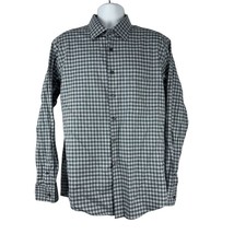 Joseph Abboud Men&#39;s Non-Iron 100% Cotton Tartan Long Sleeved Collared Shirt Size - £19.95 GBP