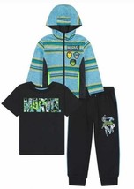 MARVEL COMICS ~ Three (3) Piece Set ~ Jacket ~ Tee ~ Joggers ~ Boys&#39; Siz... - €29,96 EUR