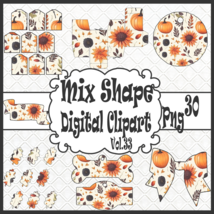 Mix Shape Digital Clipart Vol. 33 - $5.00