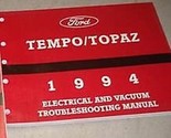 1994 Mercury Topaze Ford Tempo Électrique Diagramme Câblage Manuel Ateli... - $1.89