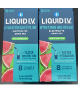 2-pack LIQUID IV Hydration Drink Mix 10 Pk Watermelon 1/27 &amp; 5/27 - $344.13 MXN