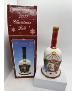 Trippie&#39;s 2011 Hand-Painted Porcelain Nativity Christmas Bell in BOX - €10,99 EUR