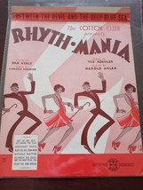 Cotton Club RHYTH-MANIA Sheet MUSIC-BETWEEN Devil And Deep Blue Sea Sheet Music - £125.43 GBP
