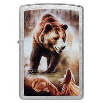 Zippo Lighter - Mazzi Grizzly Bear Street Chrome - 48330 - €23,08 EUR
