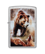 Zippo Lighter - Mazzi Grizzly Bear Street Chrome - 48330 - $36.07 CAD