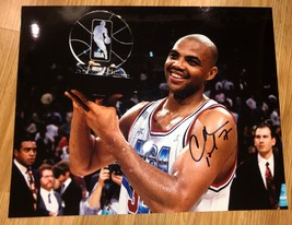 Basketball Champion Charles Barkley Signed 11x14 Photo - £274.05 GBP