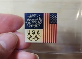 Vintage Aminco 2004 Athens Olympics Team USA Flag Pin Metal Rare - £4.46 GBP