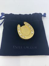 Estee Lauder GOLDEN HORSESHOE Beautiful Solid Perfume COMPACT 2013 - $35.00