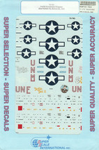 1/72 SuperScale Decals P-47M Thunderbolt Wingmen 63rd FS 56th FG 72-763 - $14.85