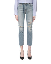 IRO Paris Womens Jeans Cropped Mika Light Blue Size 28W - £55.17 GBP