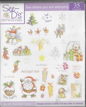 See-D&#39;s. Fun Christmas Stamp Set. Stamping Cardmaking Scrapbooking Craft - £3.95 GBP