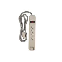 Fabcordz 4 ft. L 4 outlets Surge Protector Gray 990 J - $14.95