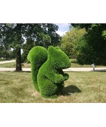 Outdoor Animal Squirrel Topiary Green Figures 39&quot; covered in Artificial ... - $1,566.00