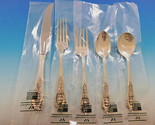 Rose Point by Wallace Sterling Silver Flatware Set for 8 Service 42 Piec... - $2,223.05