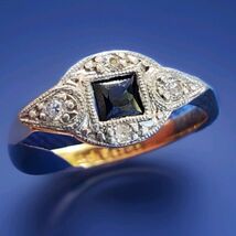 RARE FIND! Antique Victorian Girls 18k Gold Platinum Baby’s Ring DIAMOND... - $1,324.78 CAD
