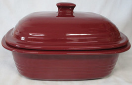 Pampered Chef 1134 Cranberry Covered Oval Casserole 3.1 Quarts - £23.31 GBP