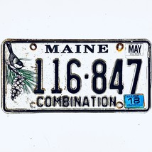 2018 United States Maine Combination Truck License Plate 116-847 - $20.35 CAD