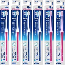 Lion Clinica Advantage Toothbrush Medium, Extra Compact Head 6 Count Japan - £25.35 GBP