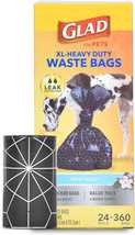 Glad Extra Large, Heavy Duty Scented Dog Waste Bags - 360 Count Pack - £27.90 GBP