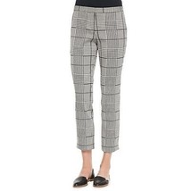 Womens Size 8 8x27 1/2 Theory Black White Rhythm Printed Cropped Pants - £52.41 GBP