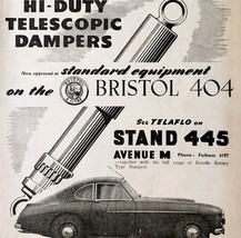 1954 Teleflo Dampers Earls Court Advertisement Motor Show Automobilia DW... - $24.99