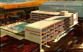 Atlantic City, New Jersey Postcard PAGEANT MOTOR INN Convention Hall c1960s-34 - £1.18 GBP