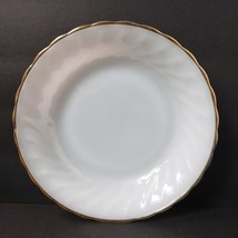 Anchor Hocking Suburbia 7.5&quot; Milk Glass Round Soup Bowl - £11.98 GBP