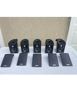 Lot 5 Polk Audio RM101 Home Theater Bookshelf Surround Satellite Speaker - $222.74