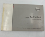 2006 Nissan Maxima Owners Manual Handbook OEM P03B38003 - $26.99