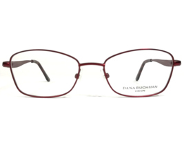 Dana Buchman Eyeglasses Frames BEVERLY CS Red Cat Eye Full Rim 50-17-130 - £31.31 GBP