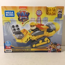 Mega Bloks Paw Patrol Rubble&#39;s City Construction Truck Nickelodeon NEW - £15.79 GBP
