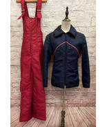 Vintage White Stag Action Sports Jacket (16) &amp; Snow Pants (12) Ski 70s/80s - £93.60 GBP