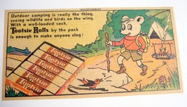 1959 Color Ad Tootsie Rolls By The Pack - £6.38 GBP
