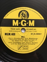 Ava Gardner - Bill / Can&#39;t Help Lovin&#39; Dat Man (Uk Mgm 78 Rpm Single) - £20.43 GBP