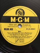 Ava Gardner - Bill / Can&#39;t Help Lovin&#39; Dat Man (Uk Mgm 78 Rpm Single) - £20.53 GBP